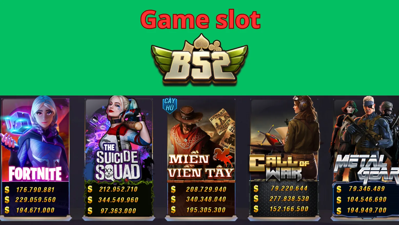 Slot game với những siêu phẩm nổ hũ, bắn cá