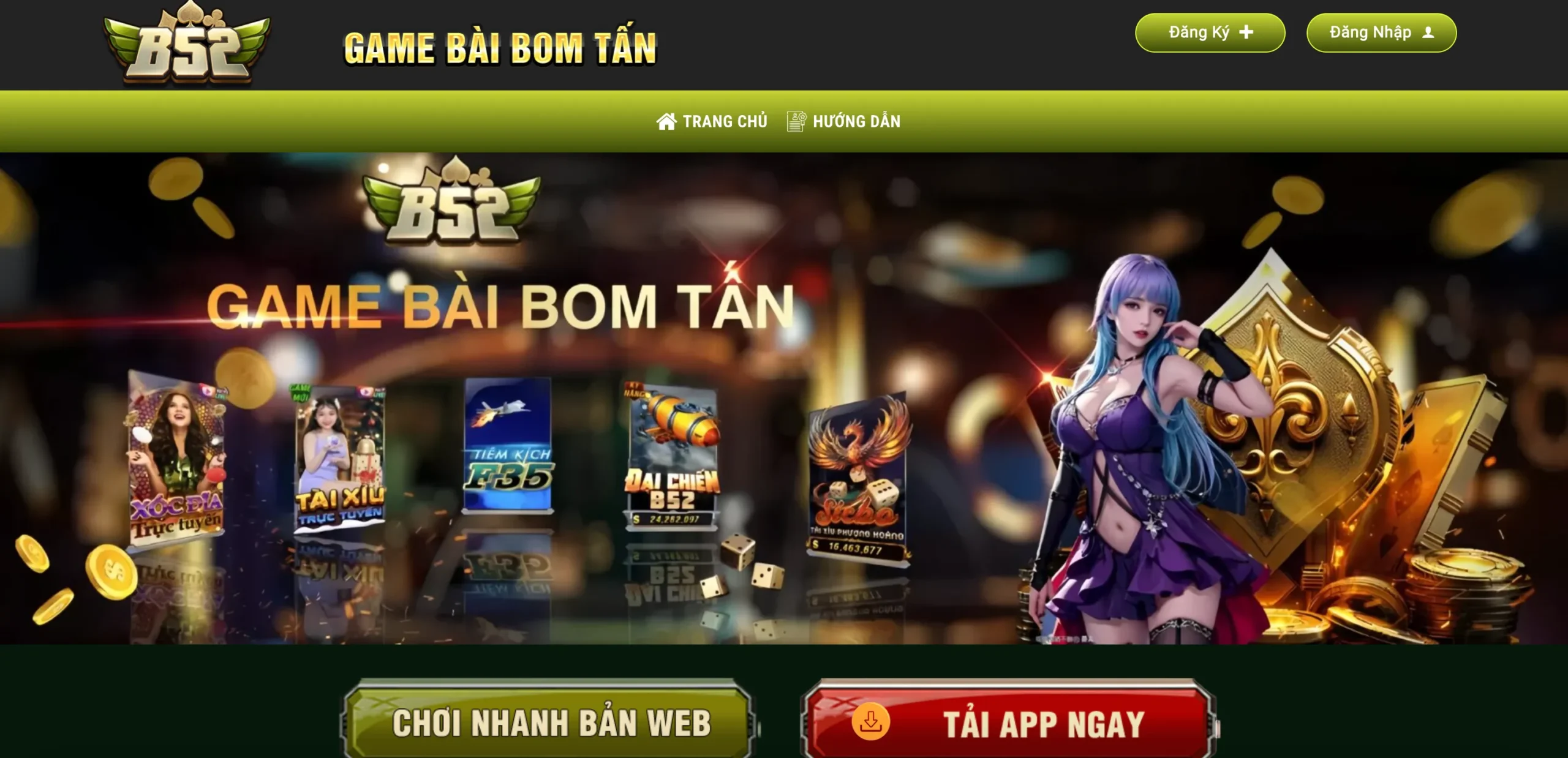 B52 Club có số lượng người chơi và siêu phẩm game lớn